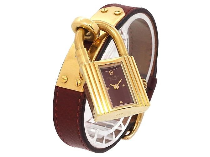 Hermès Hermes Kelly Uhr - Bordeaux Quartz für Damen - Ansicht 2