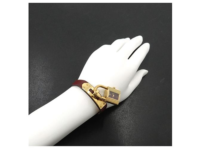 Hermès Hermes Kelly Uhr - Bordeaux Quartz für Damen - Ansicht 3