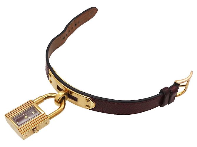 Hermès Hermes Kelly Uhr - Bordeaux Quartz für Damen - Ansicht 4