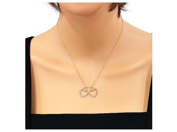 Autre Marque Collana Sentimental Double Heart Tiffany & Co. D'oro - vista 2