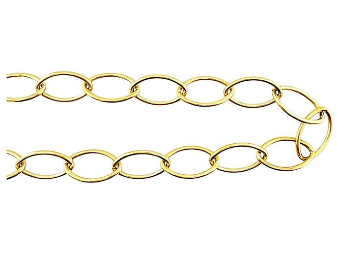 Autre Marque Collana a maglie ovali Tiffany & Co. in oro giallo 18K D'oro - vista 3