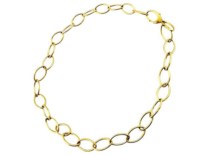 Autre Marque Collana a maglie ovali Tiffany & Co. in oro giallo 18K D'oro - vista 7