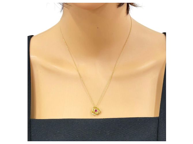 Autre Marque Collar Triple Circle Tiffany & Co. Dorado - vista 2