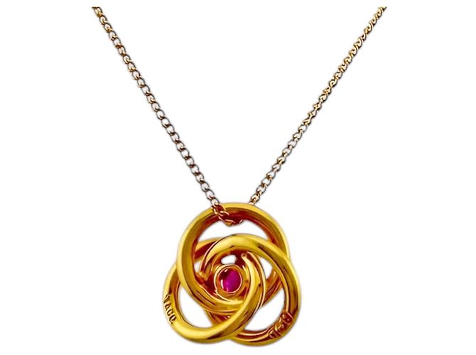 Autre Marque Collar Triple Circle Tiffany & Co. Dorado - vista 3