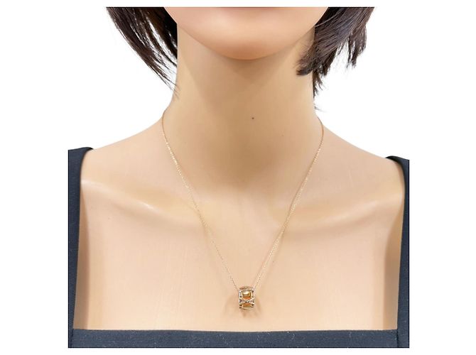 Autre Marque Tiffany & Co. Atlas X Open Halskette Golden - Ansicht 2