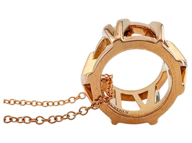 Autre Marque Tiffany & Co. Atlas X Open Halskette Golden - Ansicht 4