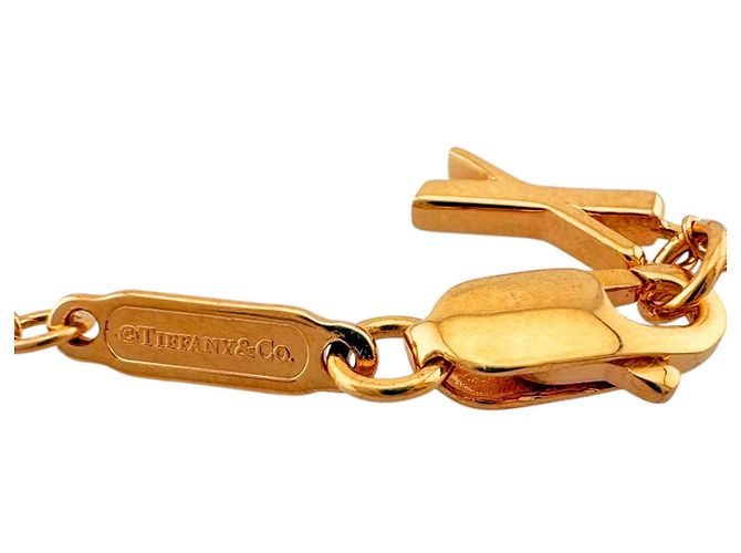 Autre Marque Tiffany & Co. Atlas X Open Halskette Golden - Ansicht 5