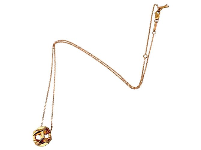 Autre Marque Tiffany & Co. Atlas X Open Halskette Golden - Ansicht 9