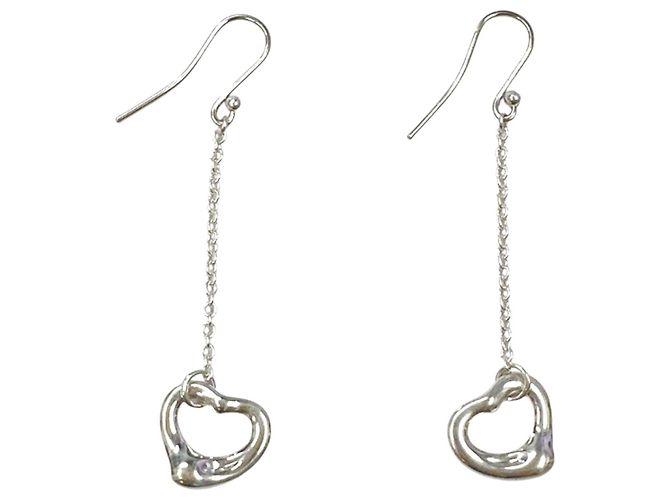 Autre Marque Pendientes Tiffany & Co. Open Heart Swing Plata - vista 2