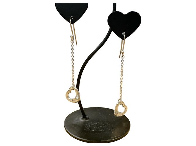 Autre Marque Pendientes Tiffany & Co. Open Heart Swing Plata - vista 3