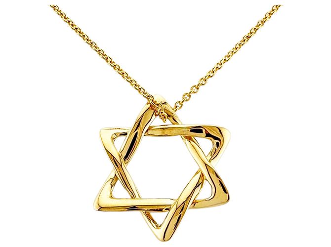 Autre Marque Collar Estrella de David Tiffany & Co. en oro amarillo de 18K Dorado - vista 3
