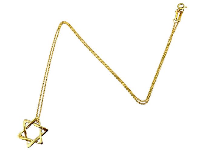 Autre Marque Collar Estrella de David Tiffany & Co. en oro amarillo de 18K Dorado - vista 7