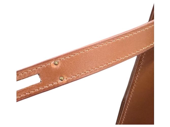 Hermès Sac à main Hermes Kelly 32 Marron Blanc - vue 12