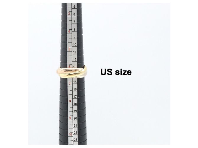 Anillo Cartier Trinity en oro amarillo blanco y rosa Plata Dorado - vista 5