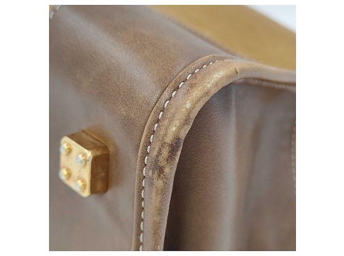 Bolso de mano Loewe Amazona 40 de cuero marrón Castaño - vista 7