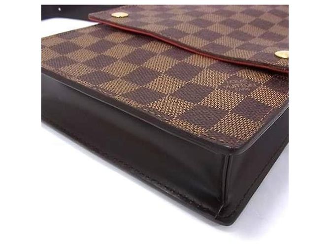 Borsa a tracolla Louis Vuitton Damier Portobello Marrone Damier ebene - vista 4
