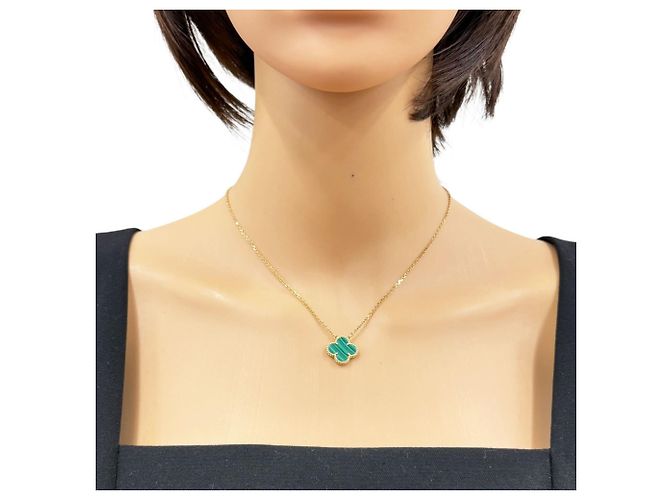 Collana Van Cleef & Arpels Vintage Alhambra D'oro - vista 2