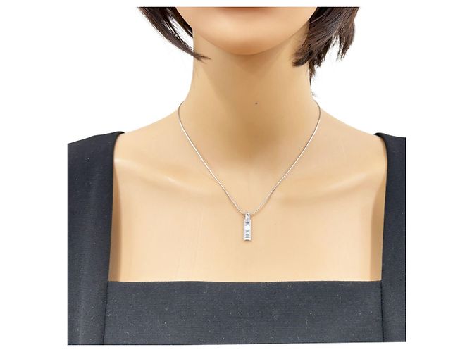 Autre Marque Collar Tiffany & Co. Atlas Bar Plata - vista 2