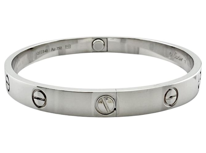 Bracciale Cartier Love in oro bianco 18K Argento - vista 5