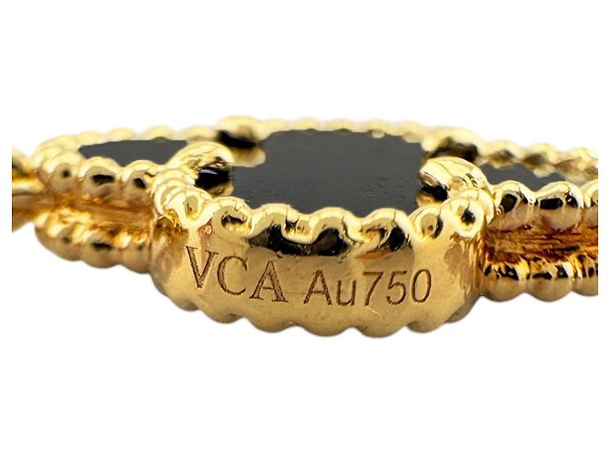 Van Cleef & Arpels Vintage Alhambra Halskette Golden - Ansicht 6