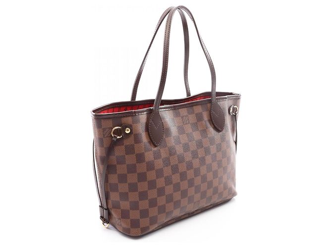 Saco Tote Louis Vuitton Neverfull PM Marrom Damier ebene - vista 2