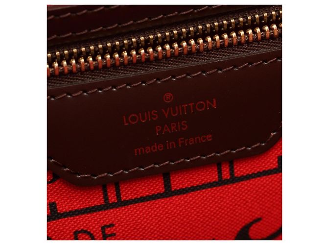Saco Tote Louis Vuitton Neverfull PM Marrom Damier ebene - vista 4