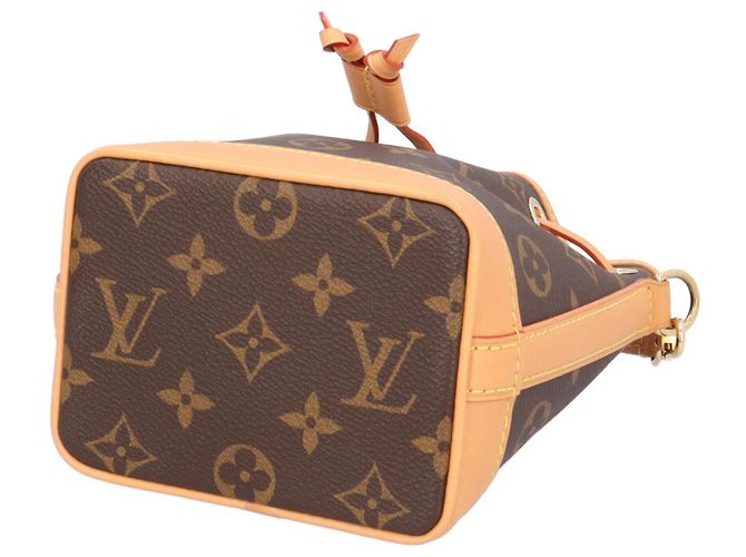 Bolsa de Ombro Louis Vuitton Nano Noe Monogram Marrom Multicor Monograma - vista 5