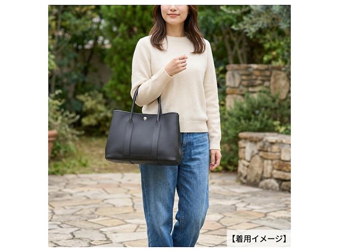 Hermès Borsa Tote Hermes Garden Party TPM Nero - vista 7