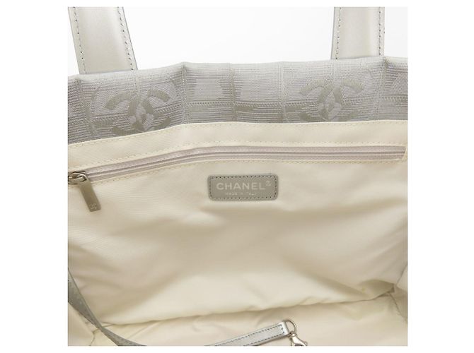 Chanel New Travel Line PM Tote Bag Silber - Ansicht 12