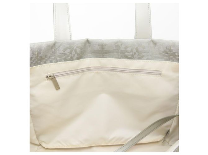 Chanel New Travel Line PM Tote Bag Silber - Ansicht 19