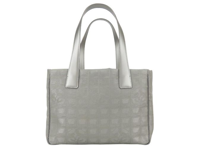 Chanel New Travel Line PM Tote Bag Silber - Ansicht 2