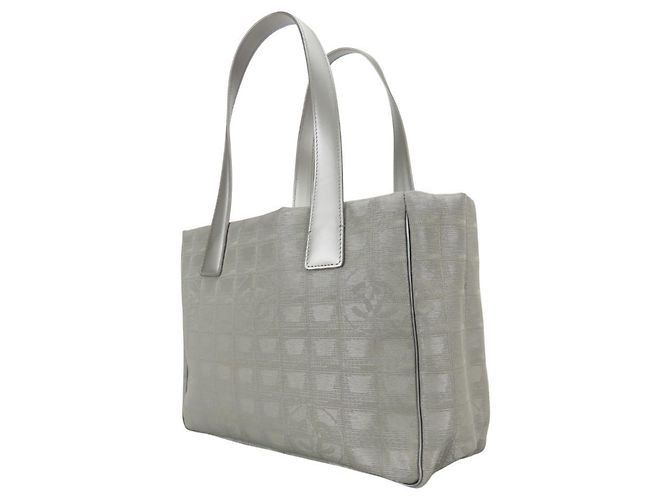 Chanel New Travel Line PM Tote Bag Silber - Ansicht 3