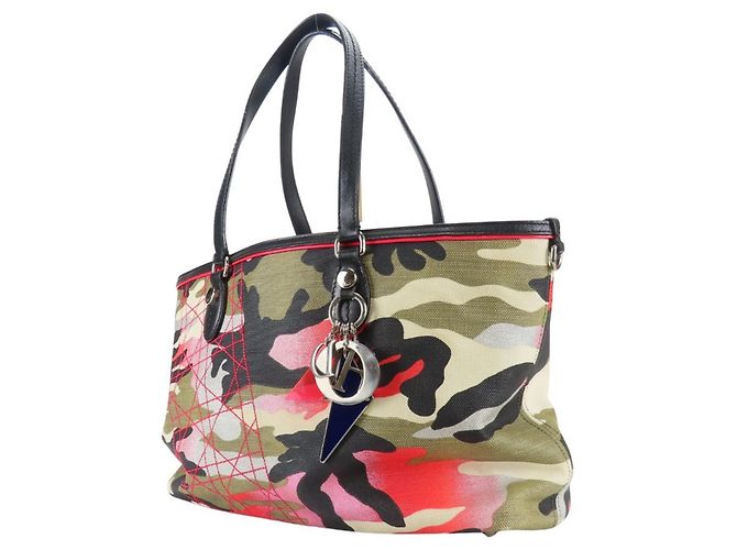 Borsa Tote rosa Christian Dior - vista 3