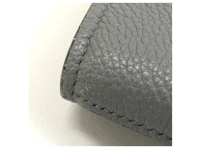 Prada Gray Leather Tote Bag Brown - view 5