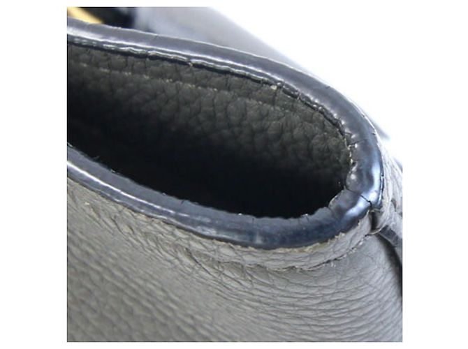 Prada Gray Leather Tote Bag Brown - view 6