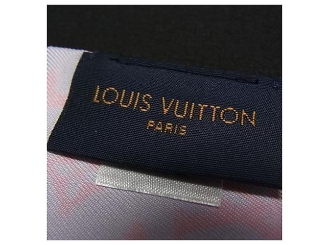 LOUIS VUITTON Schal in Rosa, Blau und Mehrfarbig Pink Mehrfarben - Ansicht 3