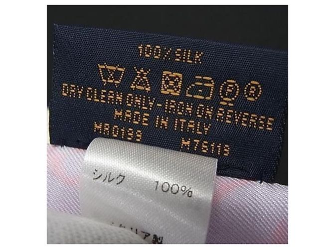 LOUIS VUITTON Schal in Rosa, Blau und Mehrfarbig Pink Mehrfarben - Ansicht 4