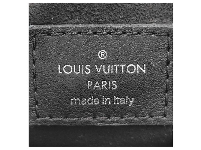 Louis Vuitton Monogram Leder-Schultertasche Braun Schwarz - Ansicht 10