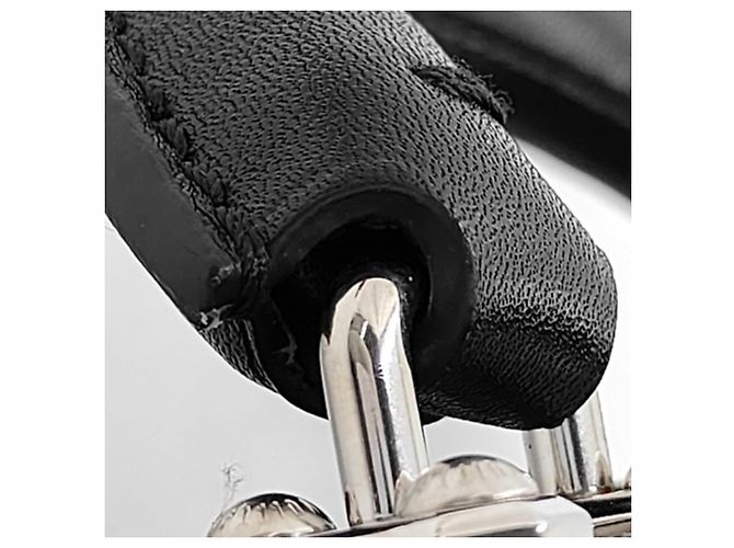 Louis Vuitton Monogram Leder-Schultertasche Braun Schwarz - Ansicht 5