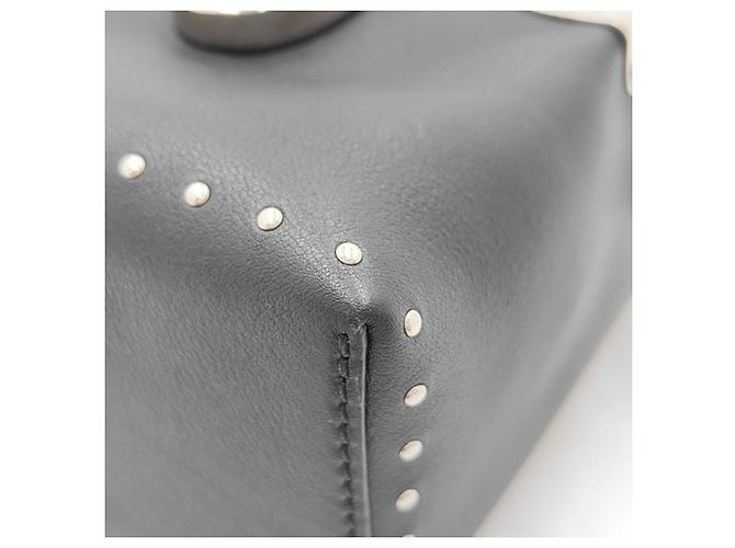 Louis Vuitton Monogram Leder-Schultertasche Braun Schwarz - Ansicht 6