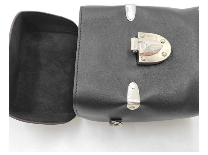 Louis Vuitton Monogram Leder-Schultertasche Braun Schwarz - Ansicht 7