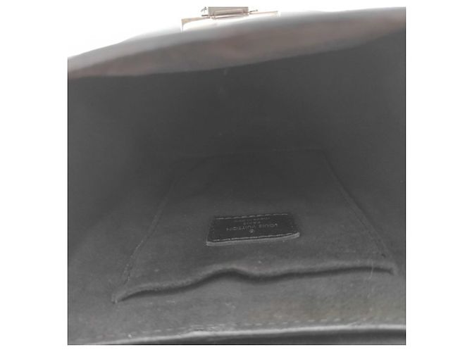 Louis Vuitton Monogram Leder-Schultertasche Braun Schwarz - Ansicht 8