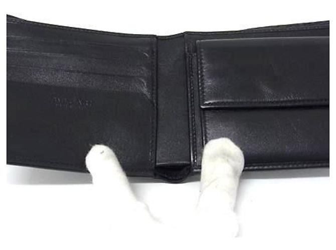 Bulgari Portafoglio bi-fold da uomo Bvlgari Serpenti Scaglie Nero - vista 3