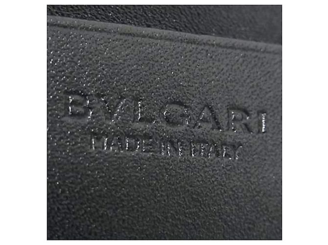 Bulgari Portafoglio bi-fold da uomo Bvlgari Serpenti Scaglie Nero - vista 6