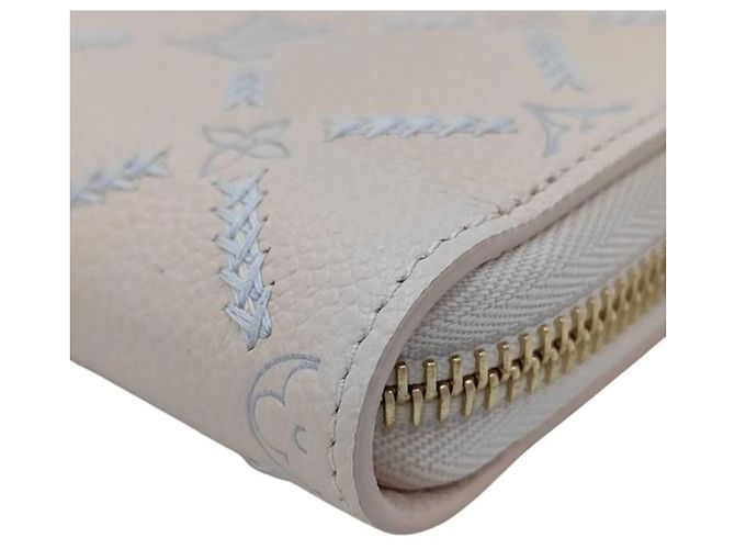 Zippy Carteira Longa Louis Vuitton Monogram Empreinte Bege - vista 3