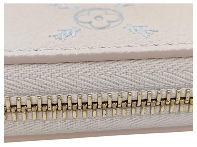 Zippy Carteira Longa Louis Vuitton Monogram Empreinte Bege - vista 4