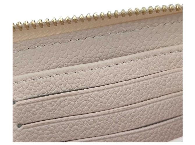 Zippy Carteira Longa Louis Vuitton Monogram Empreinte Bege - vista 9