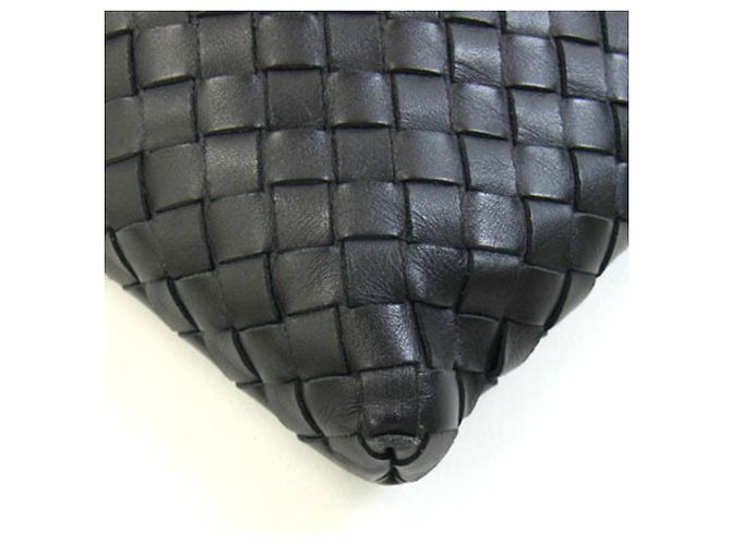 Borsa a tracolla Bottega Veneta Intrecciato Nero - vista 3