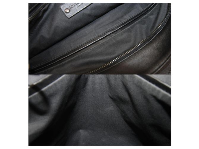 Borsa a tracolla Bottega Veneta Intrecciato Nero - vista 9