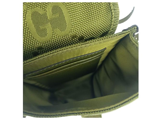 Borsa a tracolla GUCCI Off the Grid Khaki Cachi - vista 8